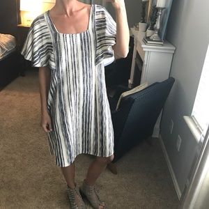 New with tags Anthropologie flutter sleeve dress.